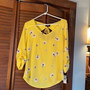 Yellow blouse